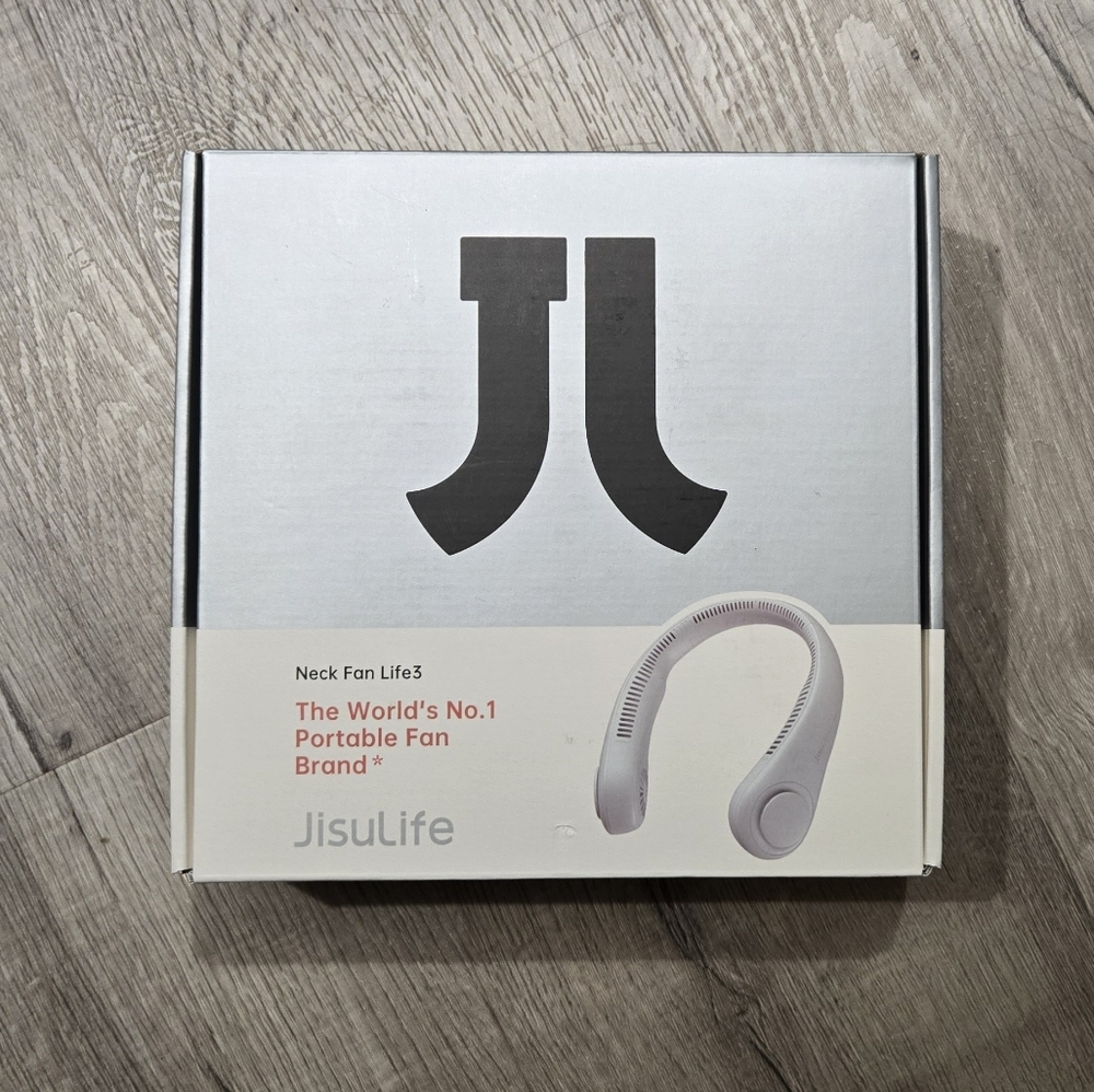 JisuLife Neck Fan in White